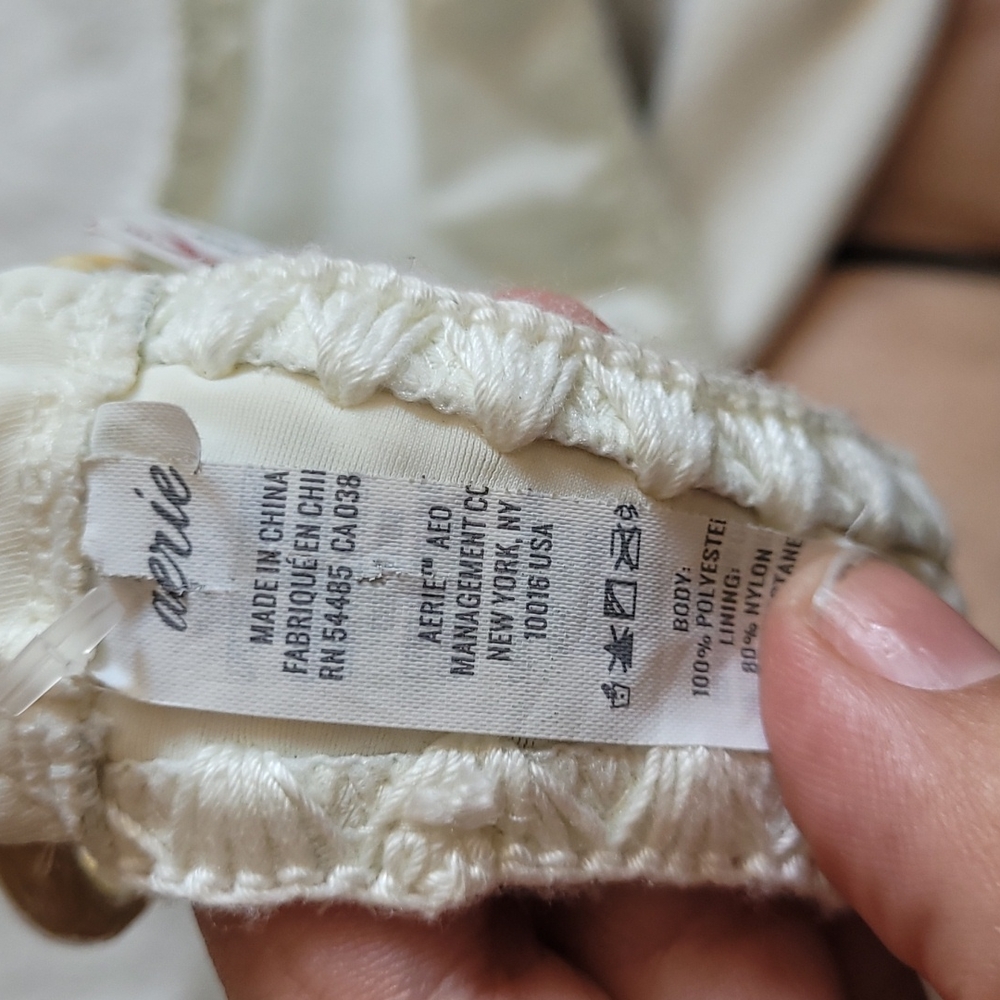 FIRM PRICE New Aerie Crochet Bikini Bottom - Picture 6 of 6